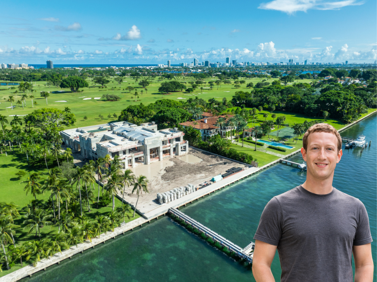 Mark Zuckerberg Buys $170 Million Mansion on Miami’s ‘Billionaire Bunker’ Island
