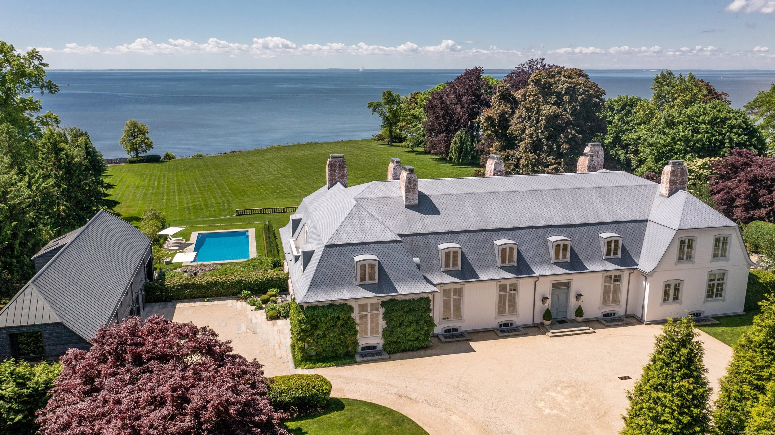 Waterfront Estate on 11 Private Acres on Connecticut’s Gold Coast
