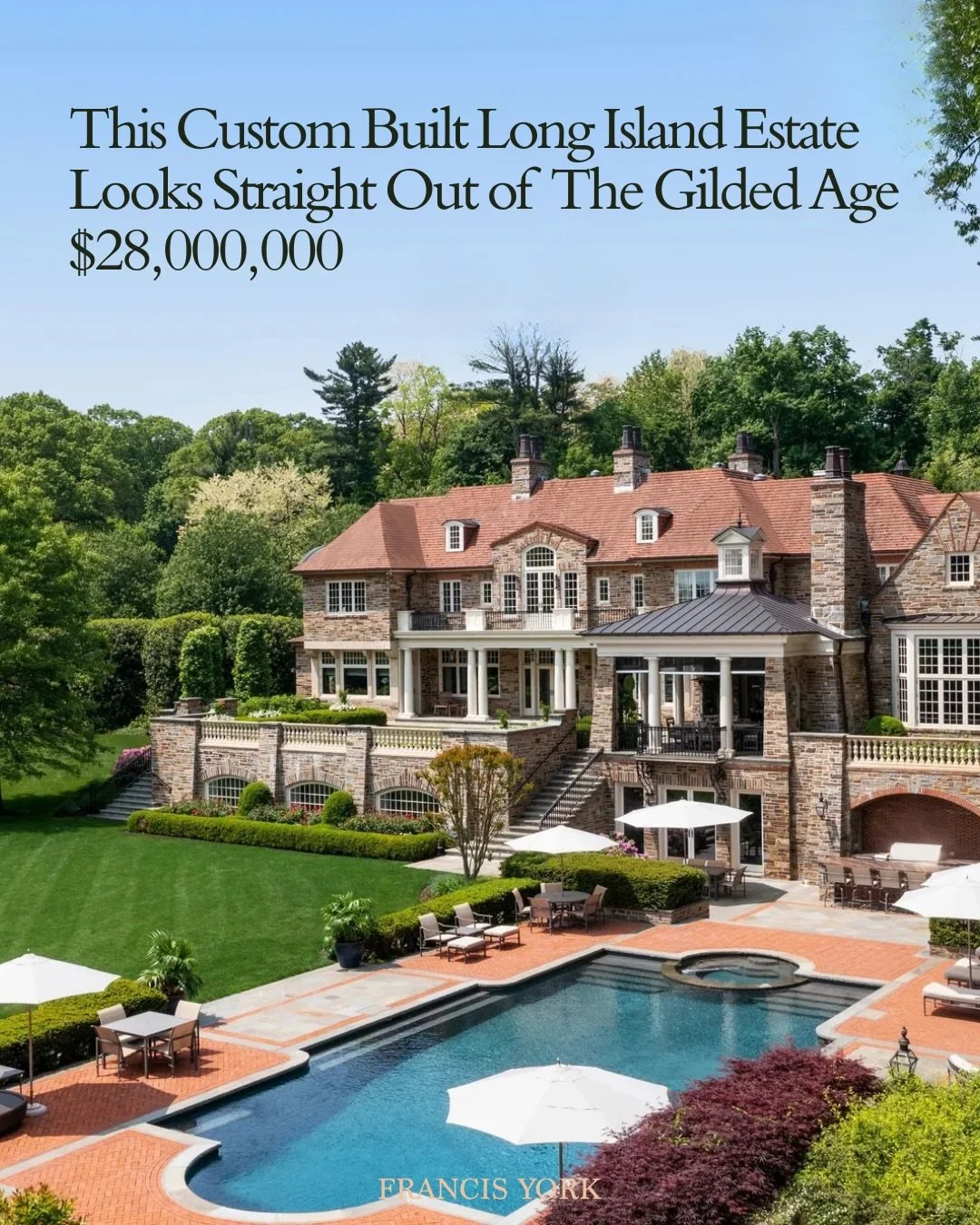 🇺🇸 They say they don&rsquo;t build em&rsquo; like they used to, but on Long Island&rsquo;s Gold Coast, developer John C. Kean still does. Listed with @danielgalesir.

@kean_development is known for constructing large private estates across New York