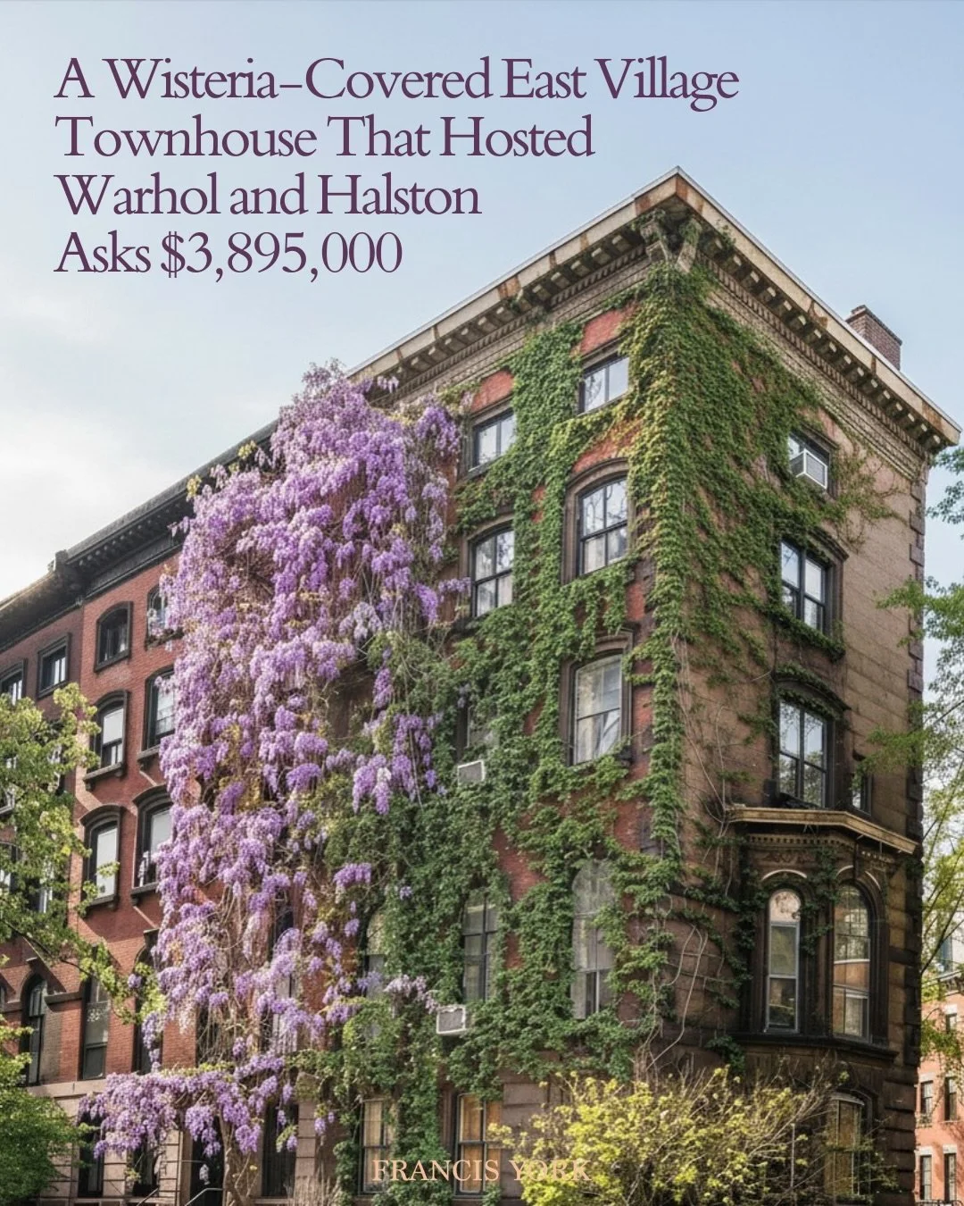 🇺🇸 Listed with @nickgavinnyc for $3,895,000

&ldquo;Bring your architect,&rdquo; reads the @compass listing for the 32-ft-wide townhouse, ready for its next chapter, with marble-mantel fireplaces, tin ceilings, and carved woodwork intact.

The five
