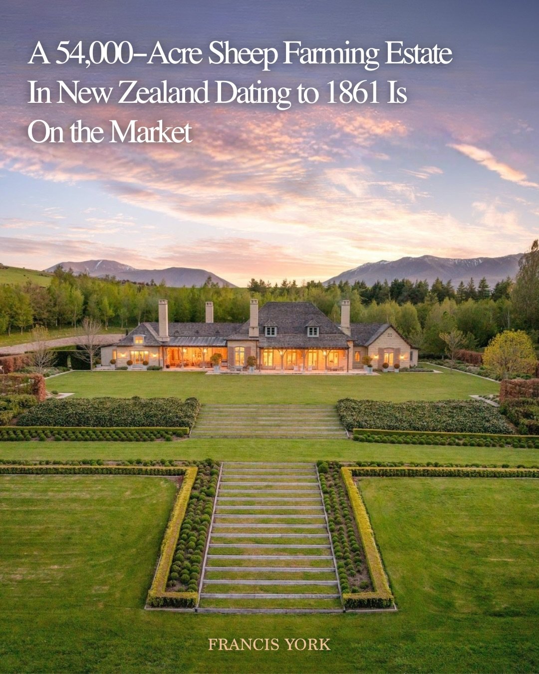 🇳🇿 Listed with @nzsothebysrealty contact them for pricing. 

Mount Algidus Station is located in Canterbury on New Zealand&rsquo;s South Island, the property spans approximately 54,000 acres (about 22,000 hectares) of alpine terrain near Rakaia Gor