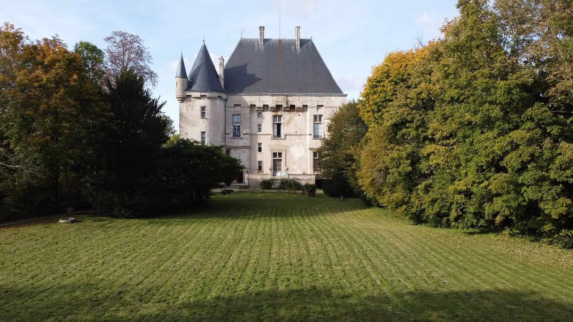 A Fortified Medieval Château in Central France Listed for €1,123,500