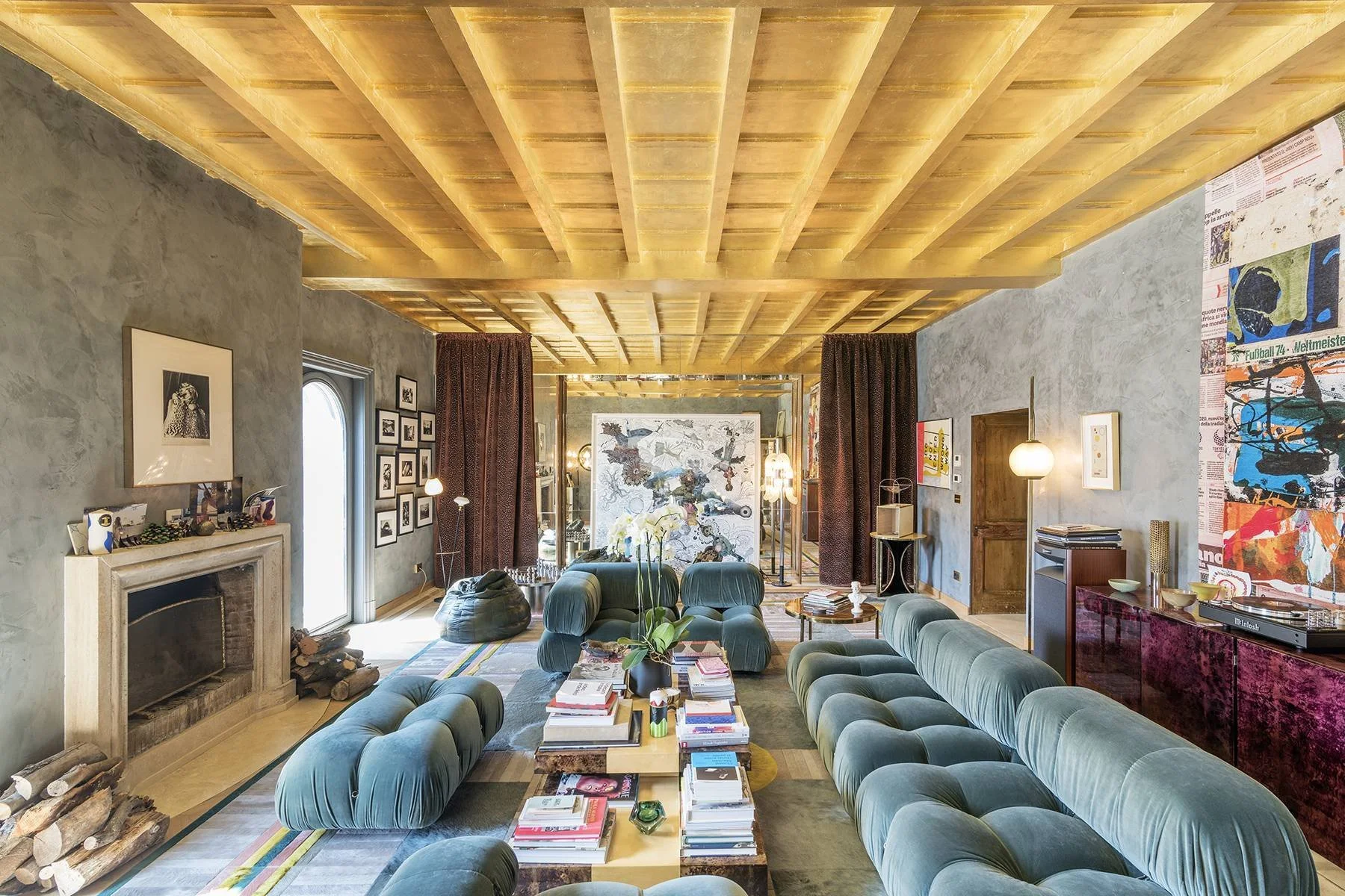 A Three-Level Penthouse in Central Rome, With a Separate Commercial Space Available Lists for €6.5 Million