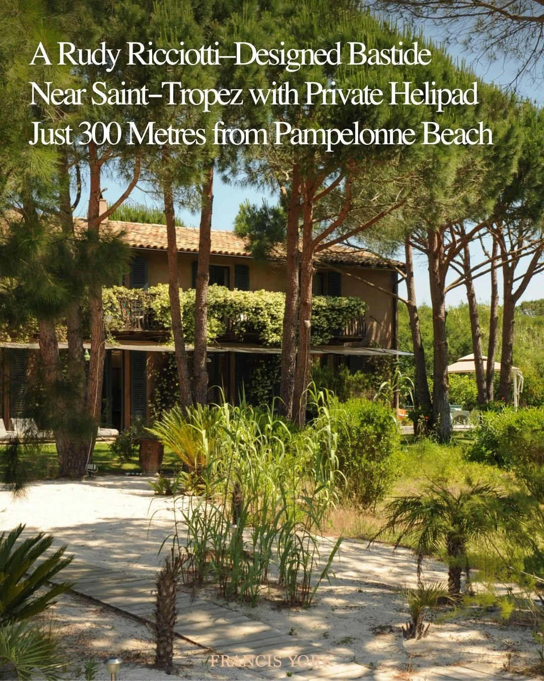 🇫🇷Available for seasonal rental in July and August through @lexploreur

Designed by French architect Rudy Ricciotti, known for projects including the MuCEM in Marseille, this bastide accommodates 14 guests across 7 bedrooms, set within landscaped g