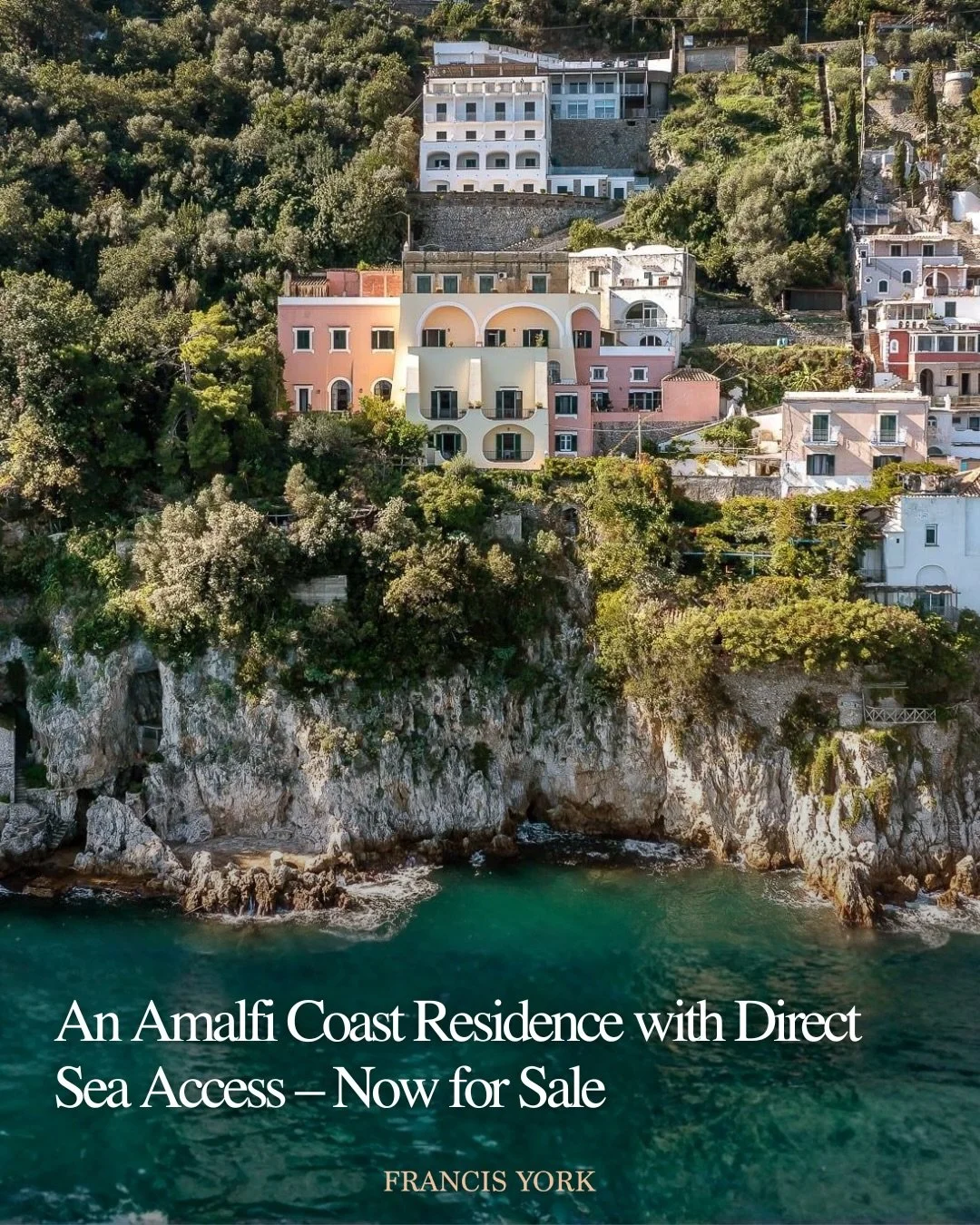 🇮🇹 Listed with @sothebysrealtyitaly&mdash;price available upon request, contact them directly for pricing details.

The Amalfi Coast runs along southern Italy&rsquo;s Sorrentine Peninsula, just below Naples, and remains one of the most visually dis