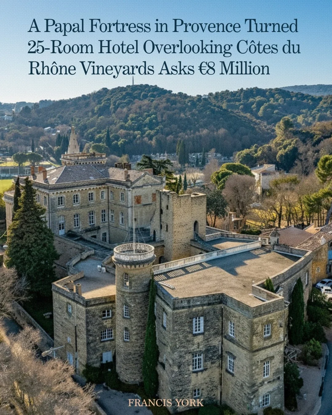 🇫🇷 Listed with @emilegarcin

A former Relais &amp; Ch&acirc;teaux retreat with 25 suites, set across 25 private acres (10 hectares), where deer roam freely and approved plans allow for an additional 16,000 sq ft (1,500 m&sup2;) of development.

Per