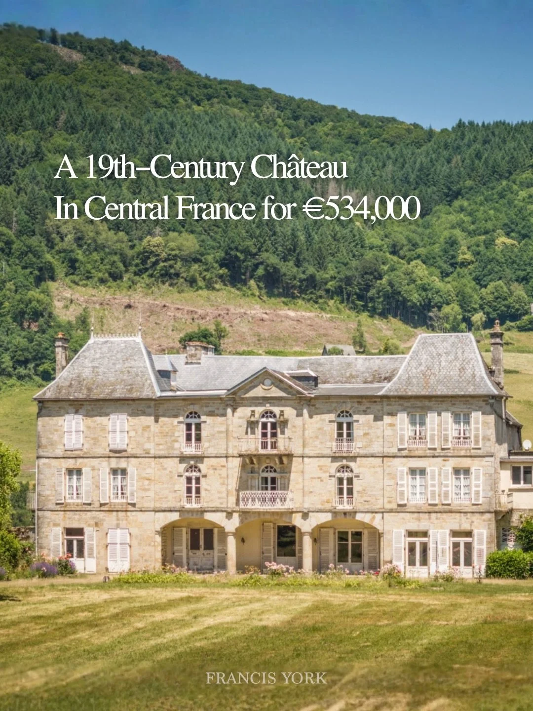 🇫🇷 Listed with @patricebesse_immobilier for &euro;534,000 (approx. $575,000 USD / &pound;455,000)

The ch&acirc;teau can be lived in as is, but does require some restoration.

The 750 m&sup2; (8,073 sq ft) residence includes 10 bedrooms, multiple r
