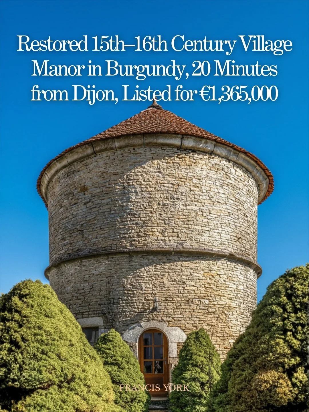 🇫🇷Listed with @arriere_cour_immo for &euro;1,365,000 / ~ $1,600,000 USD

Set in a quiet village in the Burgundy countryside just outside Dijon, the historic capital of the region in eastern France, known for its medieval core and culinary heritage.