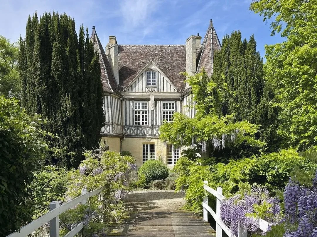 A Historic 500 Year Old Manor with a Moat in Normandy’s Calvados Region 