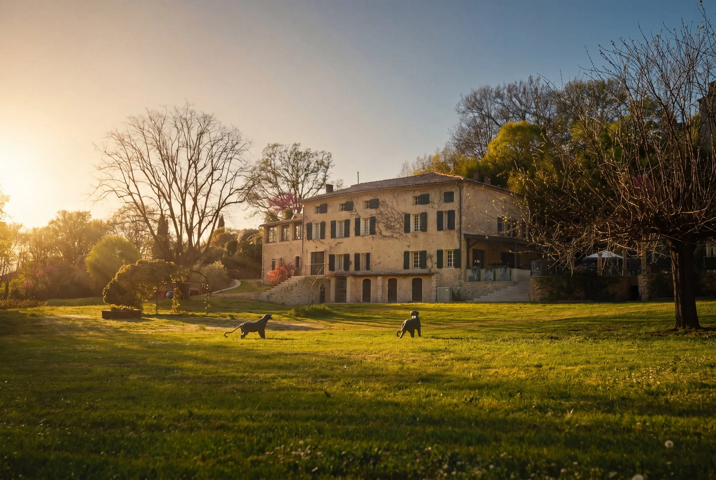 A 14th-Century Olive Mill Set Below a Hilltop Village in Provence Lists for €2,950,000