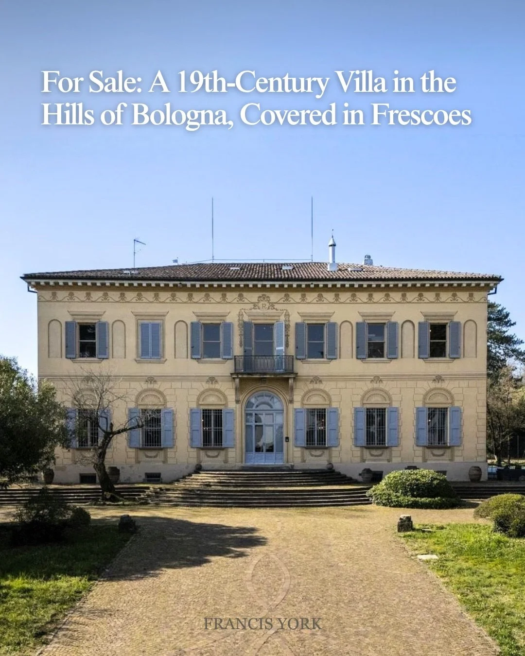 🇮🇹Listed with @sothebysrealtyitaly for &euro;4.1 million / ~$4.72 million. 

Built in the early 1800s for the Marquis Mazzacorati, Villa Impero was originally conceived as a Neoclassical reception pavilion for the nearby Villa Aldrovandi ai Camaldo