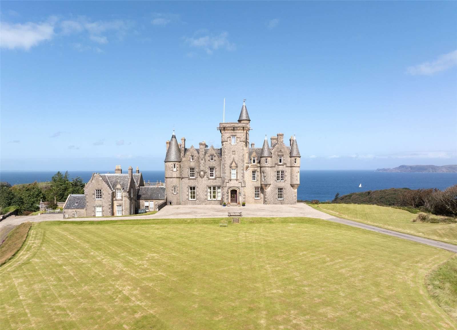 Scottish Castle on a Remote Island With 3,702 Acres and 3 Miles of Atlantic Coastline Lists for £9 Million