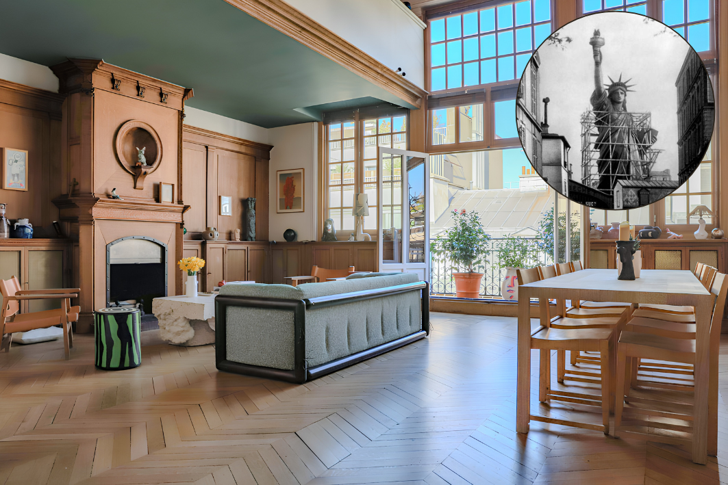 A Paris Artist’s Studio on the Street Where the Statue of Liberty Was Built is Listed for €1.68 Million