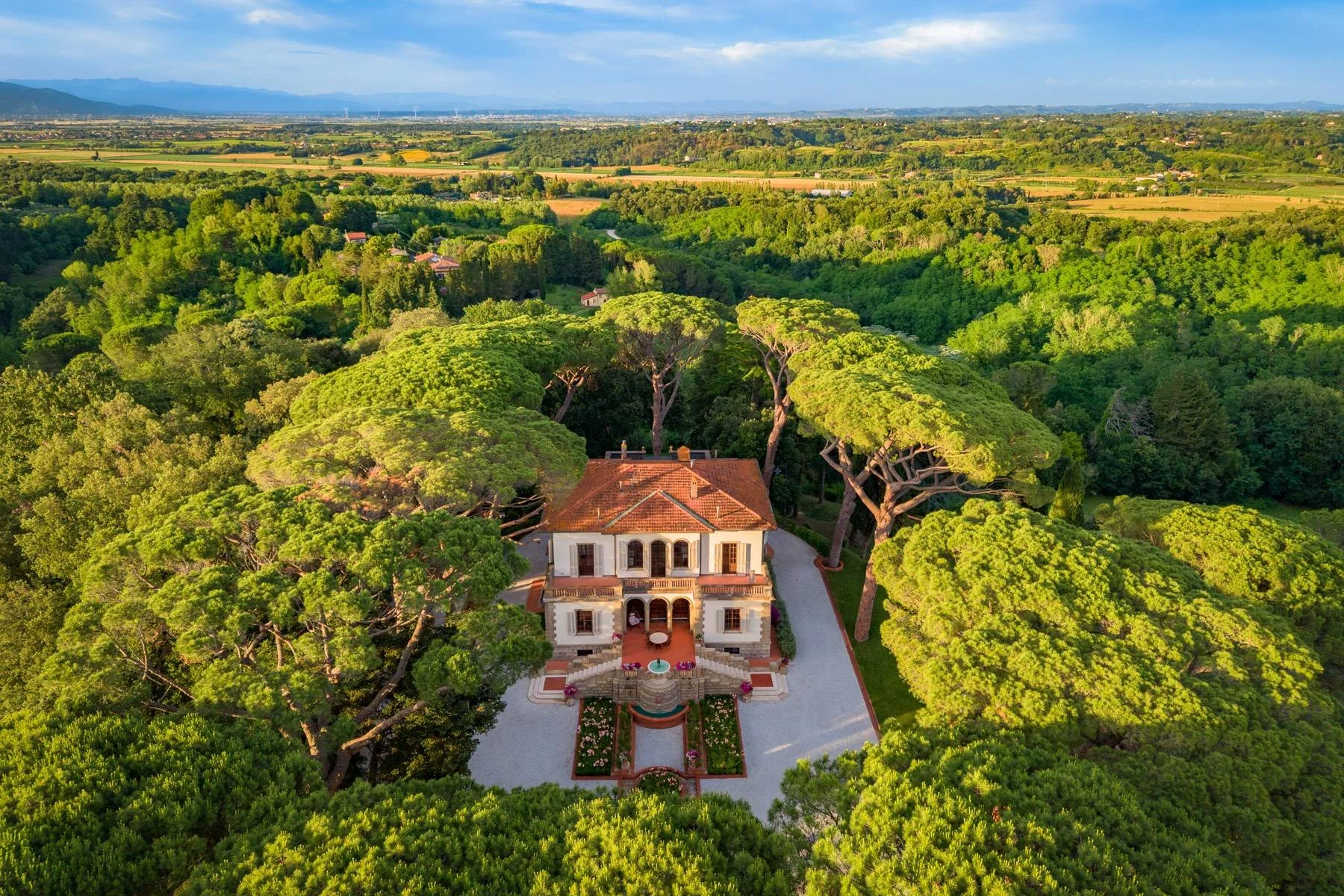 An Art Nouveau Villa in the Tuscan Countryside Near Pisa, Listed for €5.4 Million