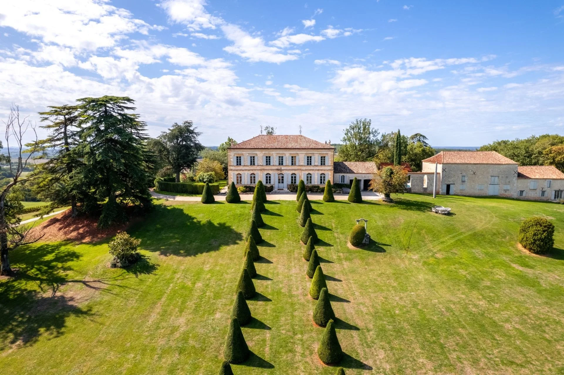 An 18th-Century Manor Estate in the Dordogne with 100+ Acres and a Chardonnay Vineyard