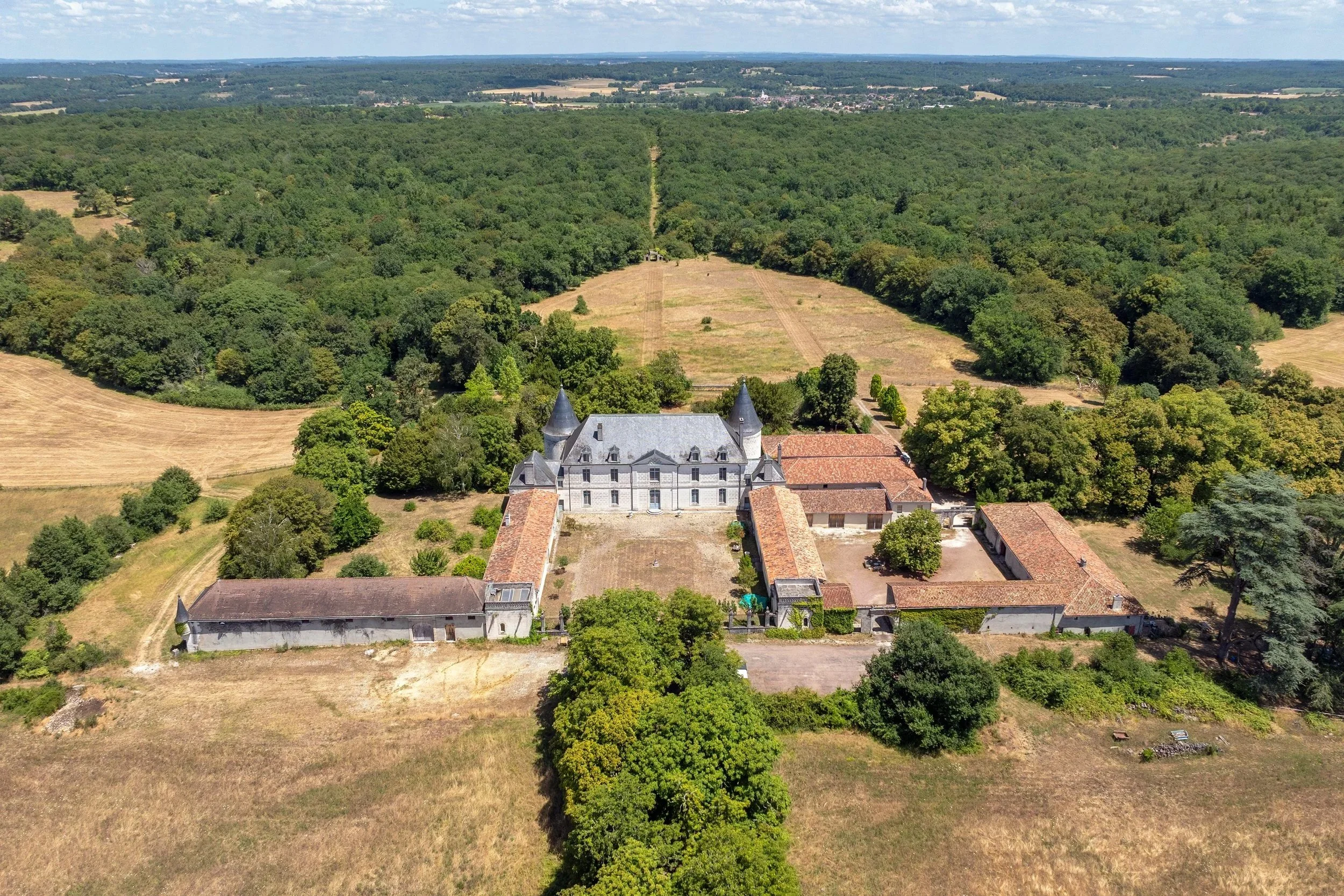 A 185-acre Estate in Southwest France, with an 18th-Century Château to Restore
