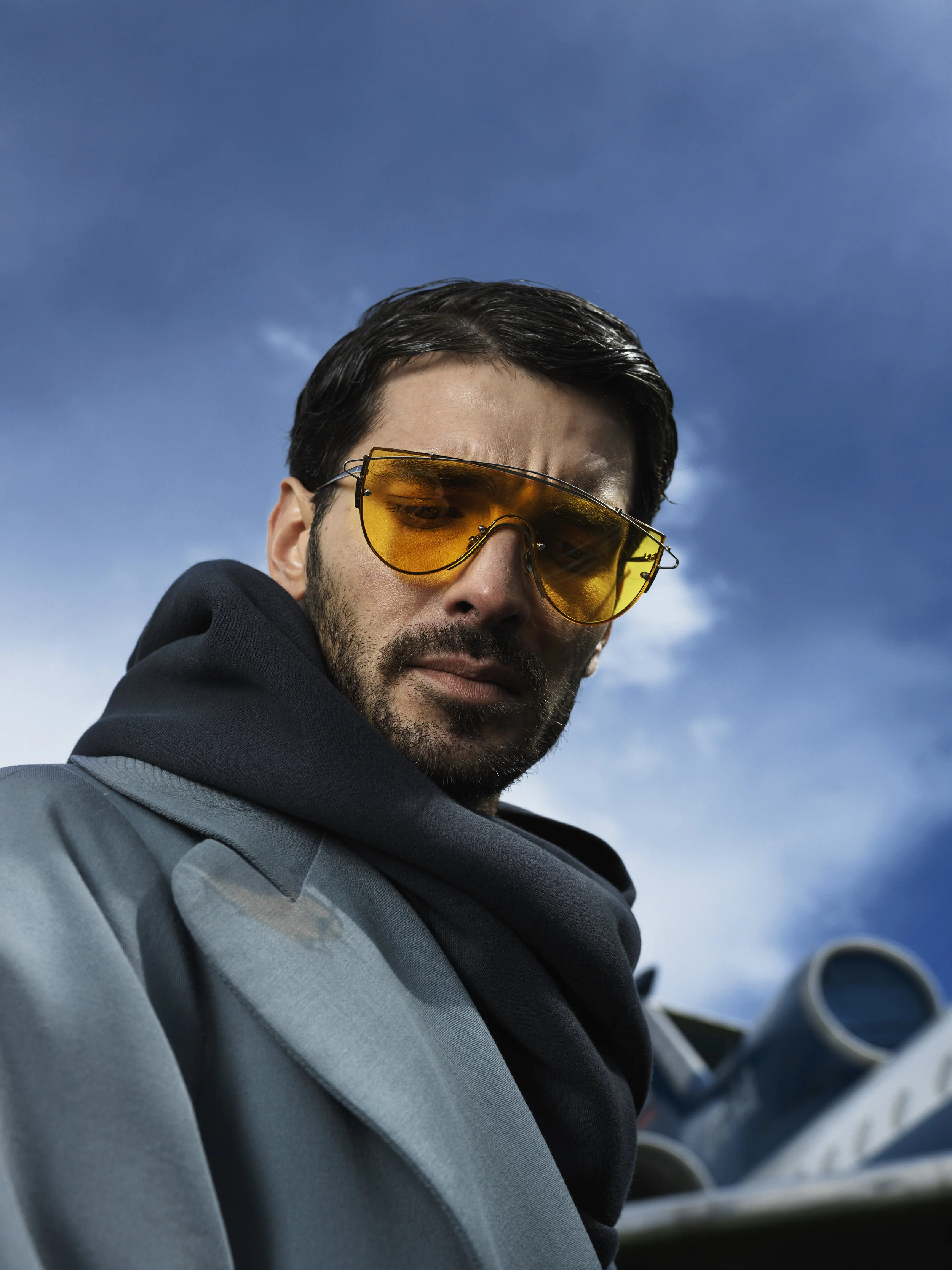 Sweatshirt Anton Lisin Coat Salema Haute Couture Glasses stylist's own