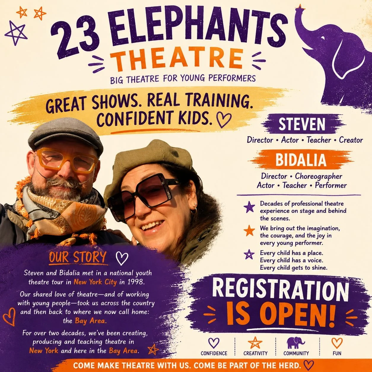 Join us in the Fall! Www.23elephants.org