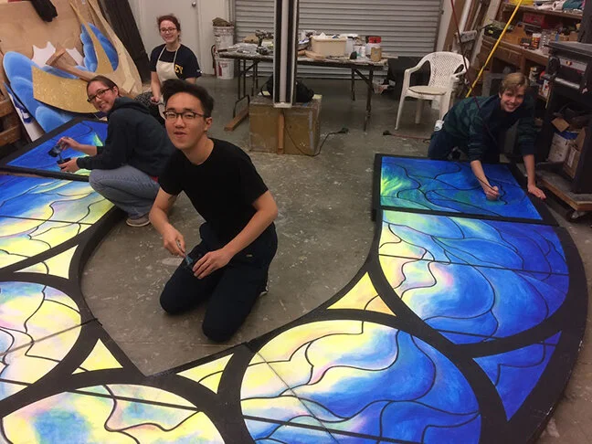 AP Student theater art set 2016 