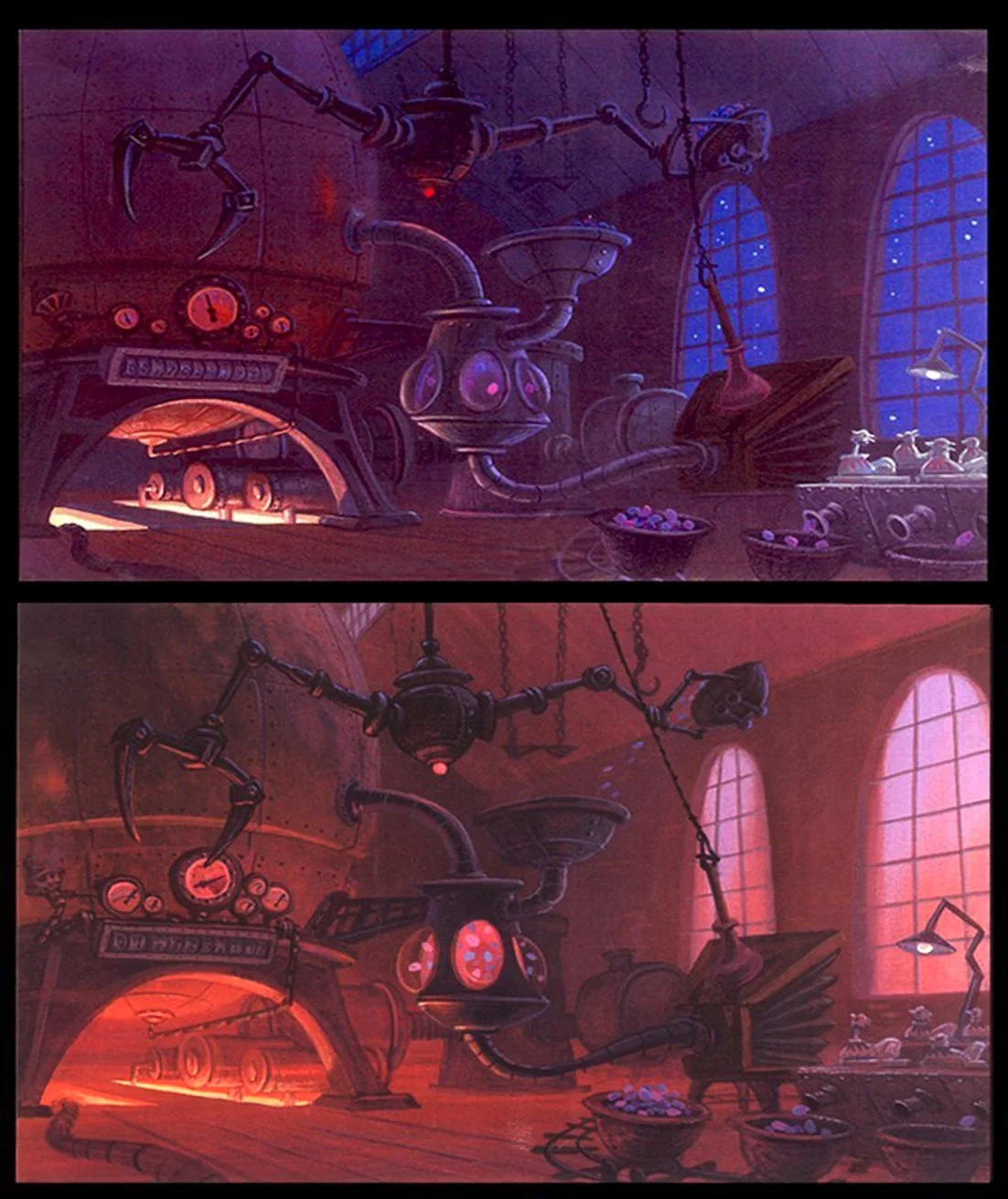  Big Idea Productions "Easter Carol", Color key concept designs 