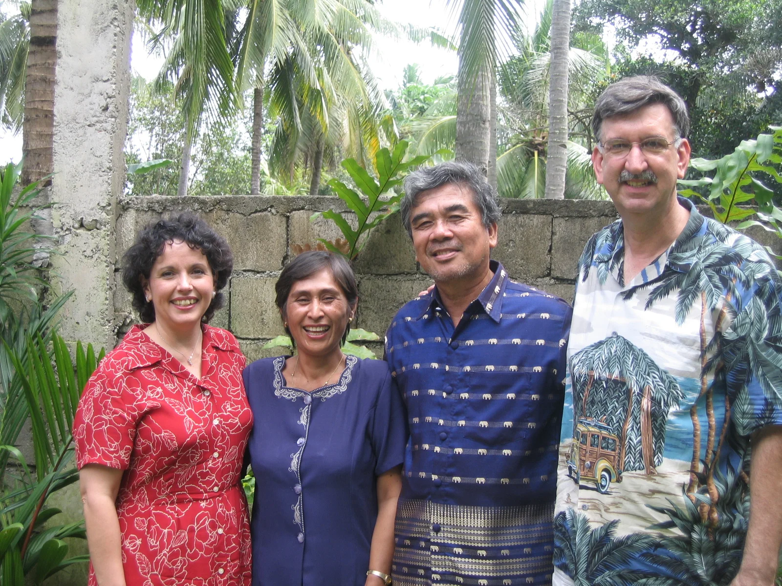 Nolan and Julia pictured with our house parents Galelio and Virginia Chiu.