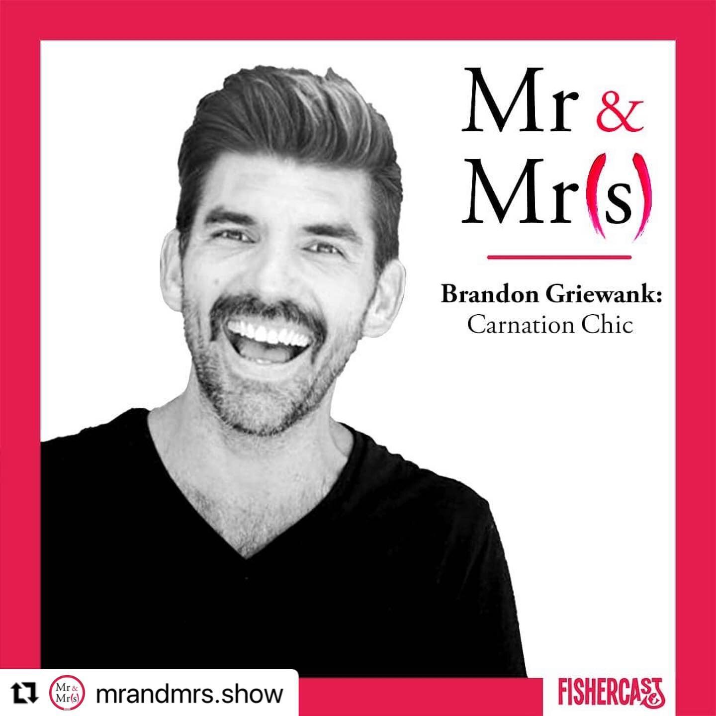 Y&rsquo;all know I love a good podcast! Podcasts and audiobooks are my studio companions and the @mrandmrs.show has been something I look forward to each week. So, it was such an honor to lose my podcast virginity to these two inspiring artists 😉 sh