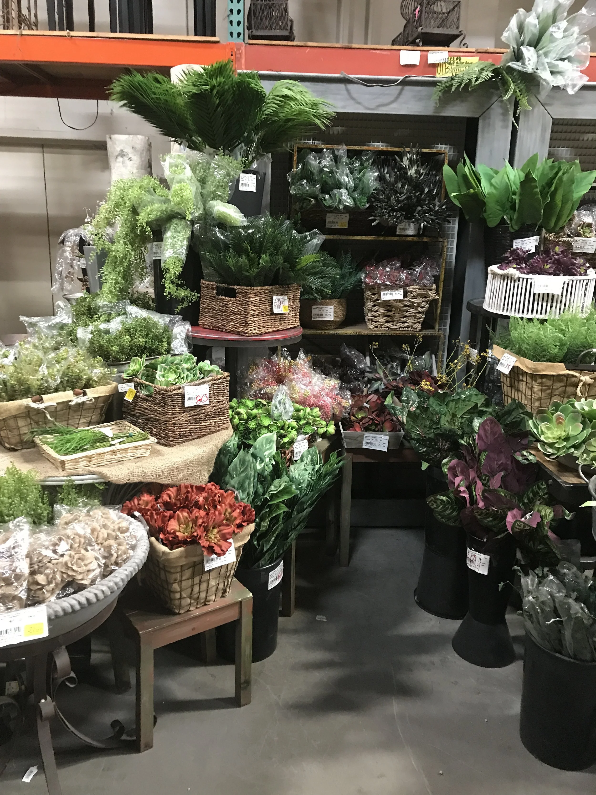  When Shinoda scored big with a giant inventory of dried product, they felt overwhelmed by how to display it all properly in a shop-able fashion. Luckily, this is a particular area of expertise for me and we created a dried product zone that flows se