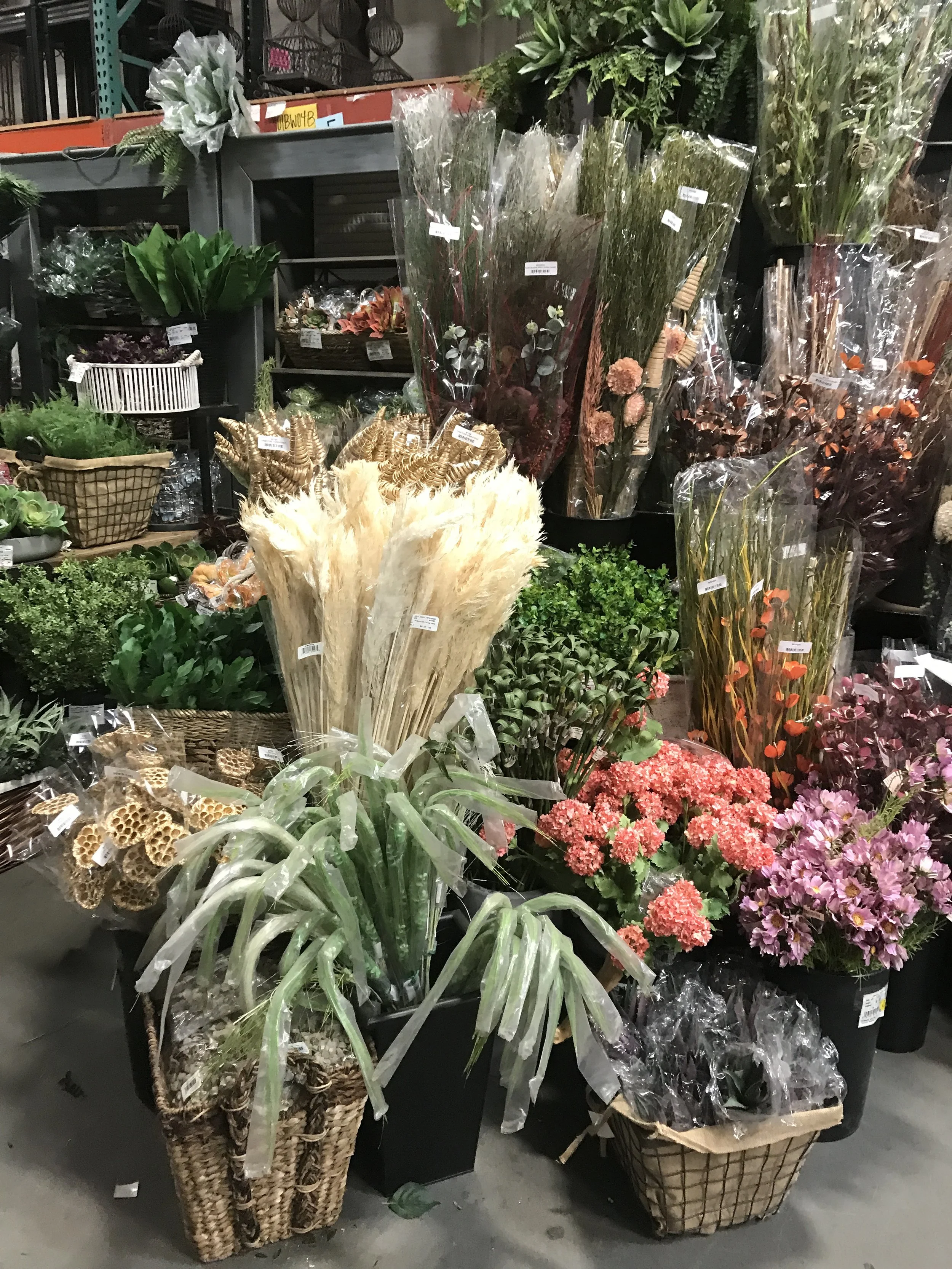  When Shinoda scored big with a giant inventory of dried product, they felt overwhelmed by how to display it all properly in a shop-able fashion. Luckily, this is a particular area of expertise for me and we created a dried product zone that flows se