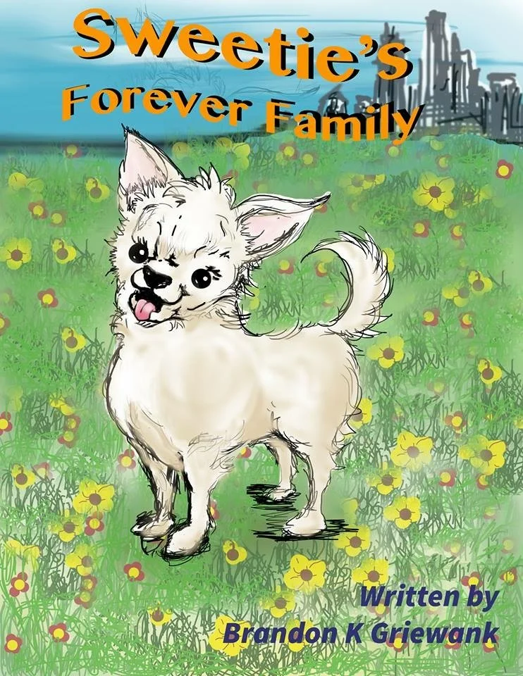  Some illustrations of my dog, Sweetie, for a children’s book I wrote.  