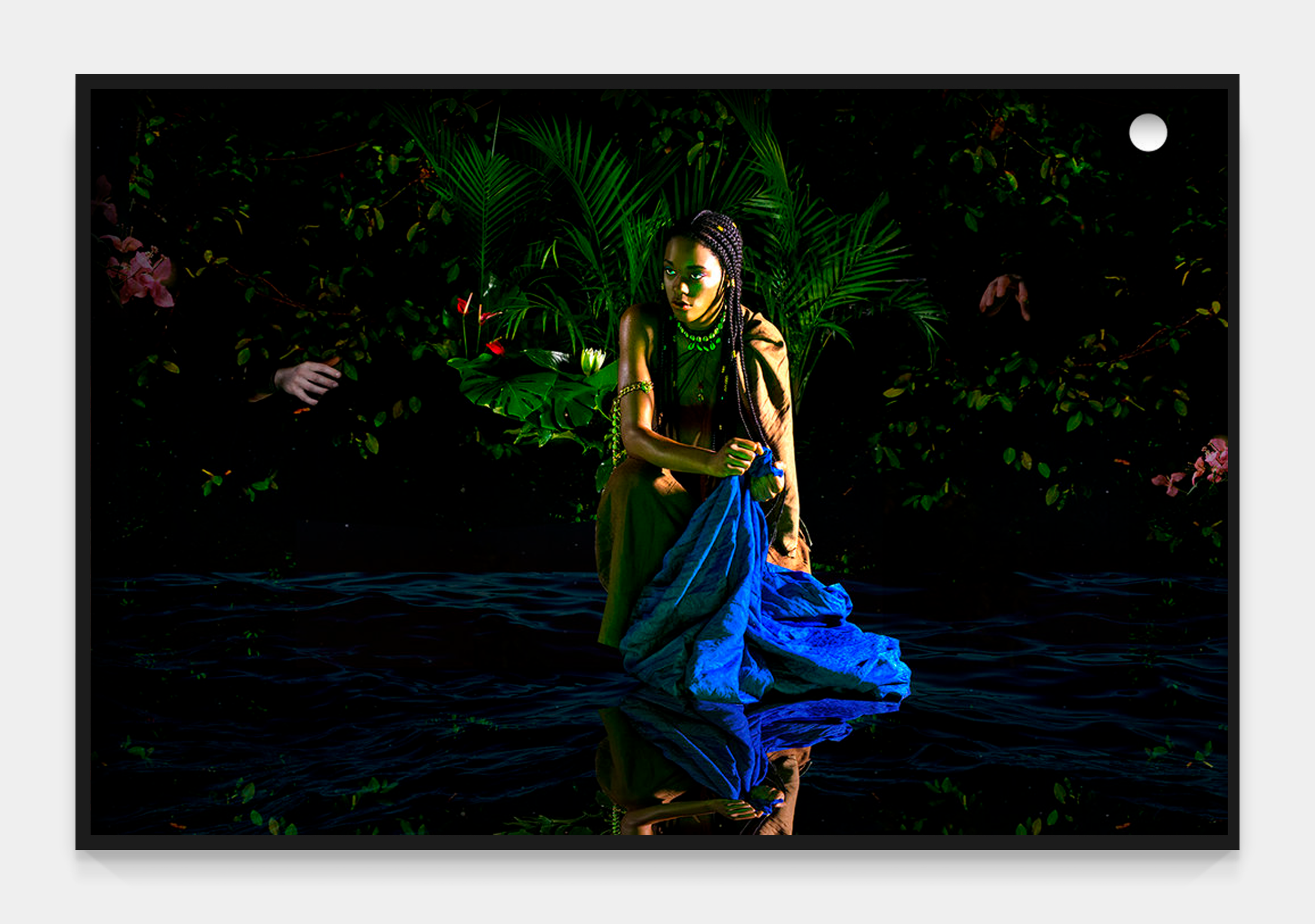 “Untitled (Down by the Spanish River, stained in sugarcane)”, 2017 Digital print, 43 ¹⁄₂ x 58 inches 