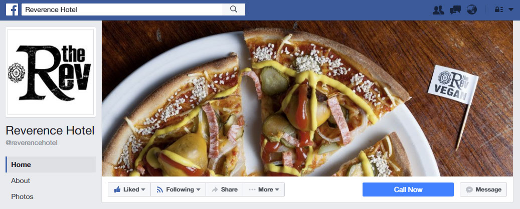 Reverence Facebook. Now at 17,000 followers and counting