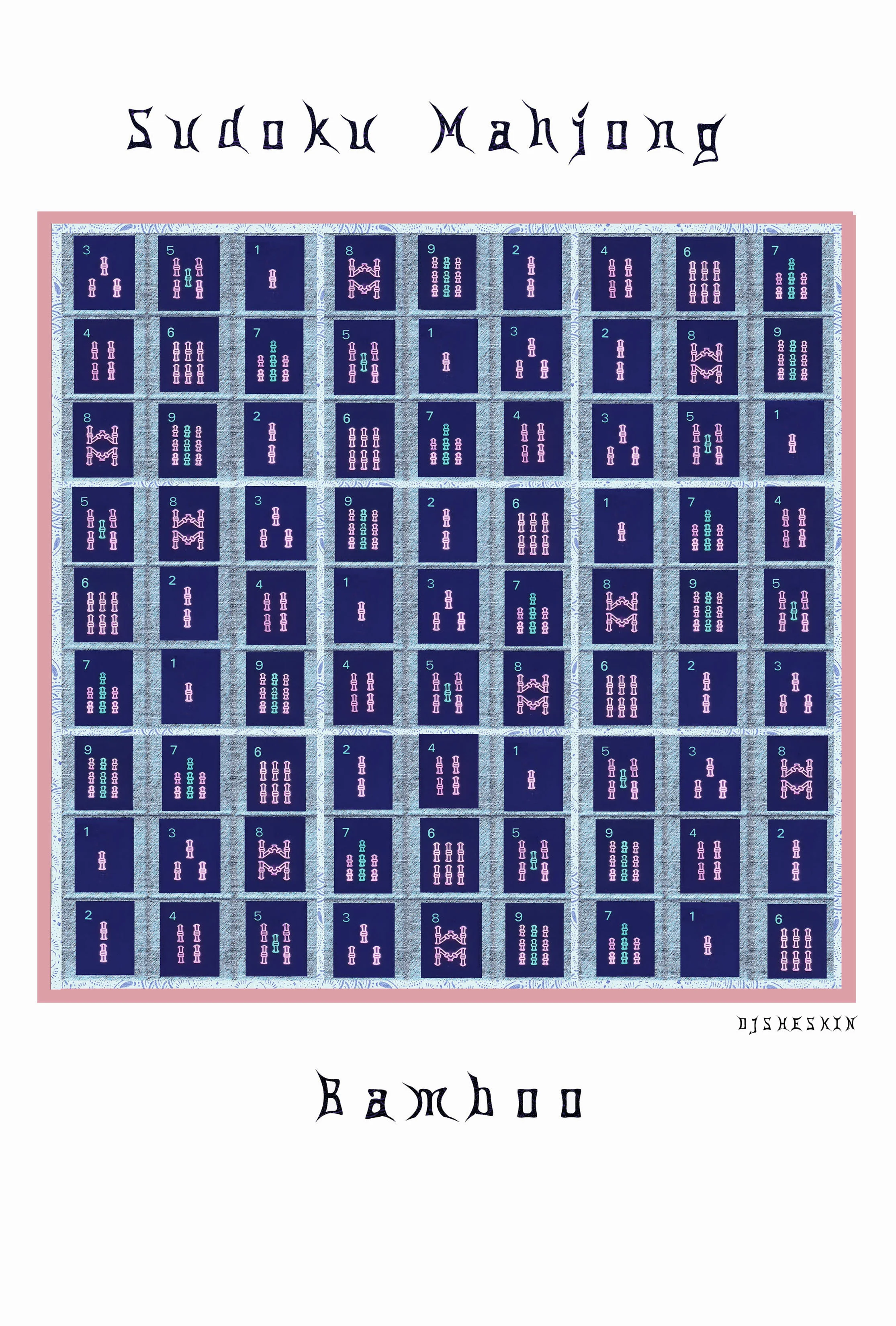 Sudoku Mah Jong Bamboo 351a.jpg