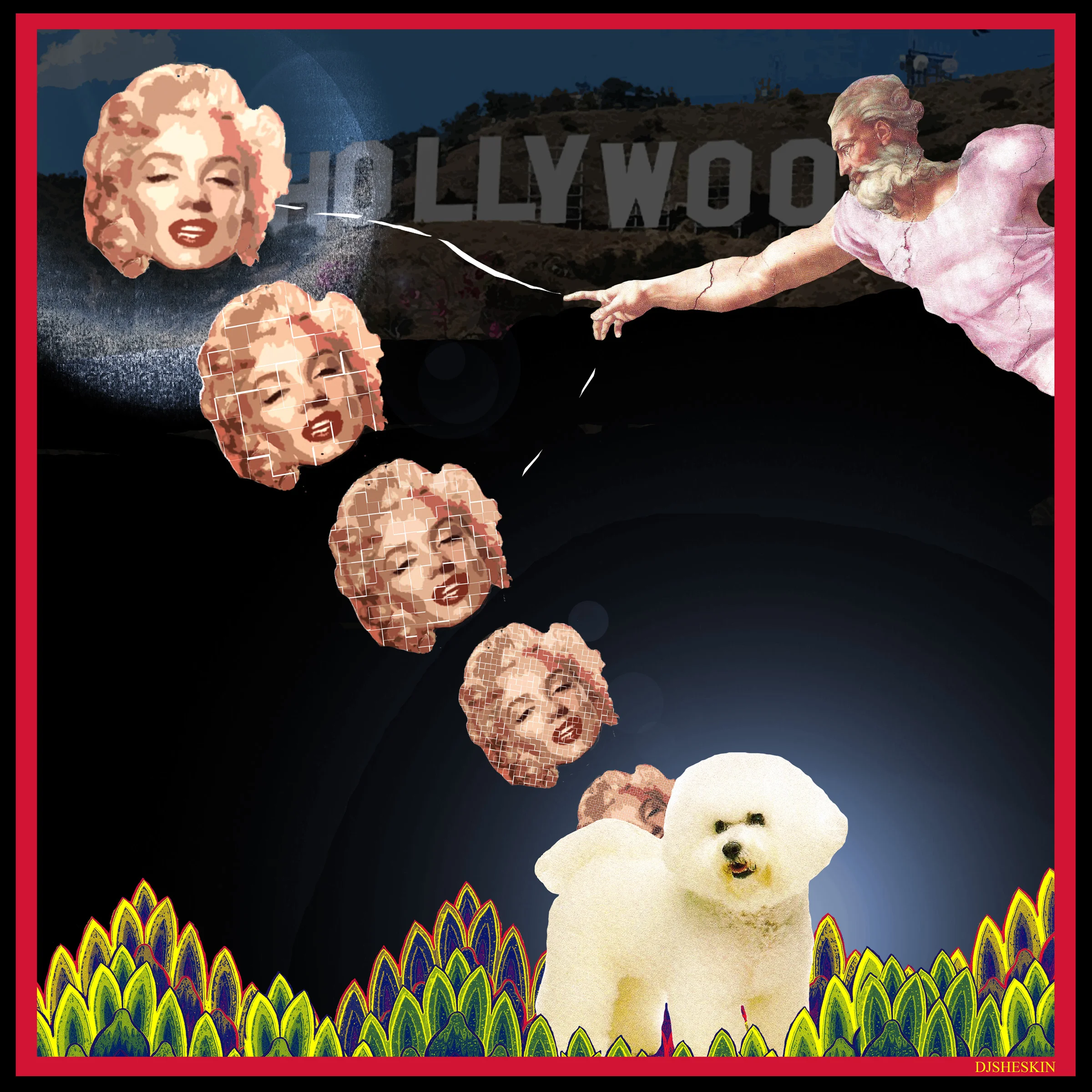 Marilyn Monroe Reincarnated as a Poodle.jpg