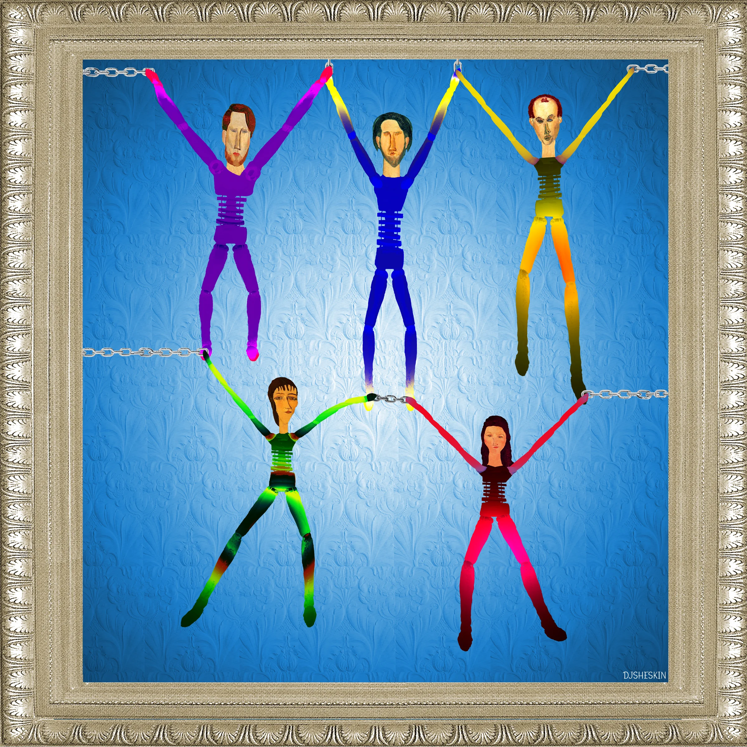 Five Modiglianis Hanging in a Gallery.jpg