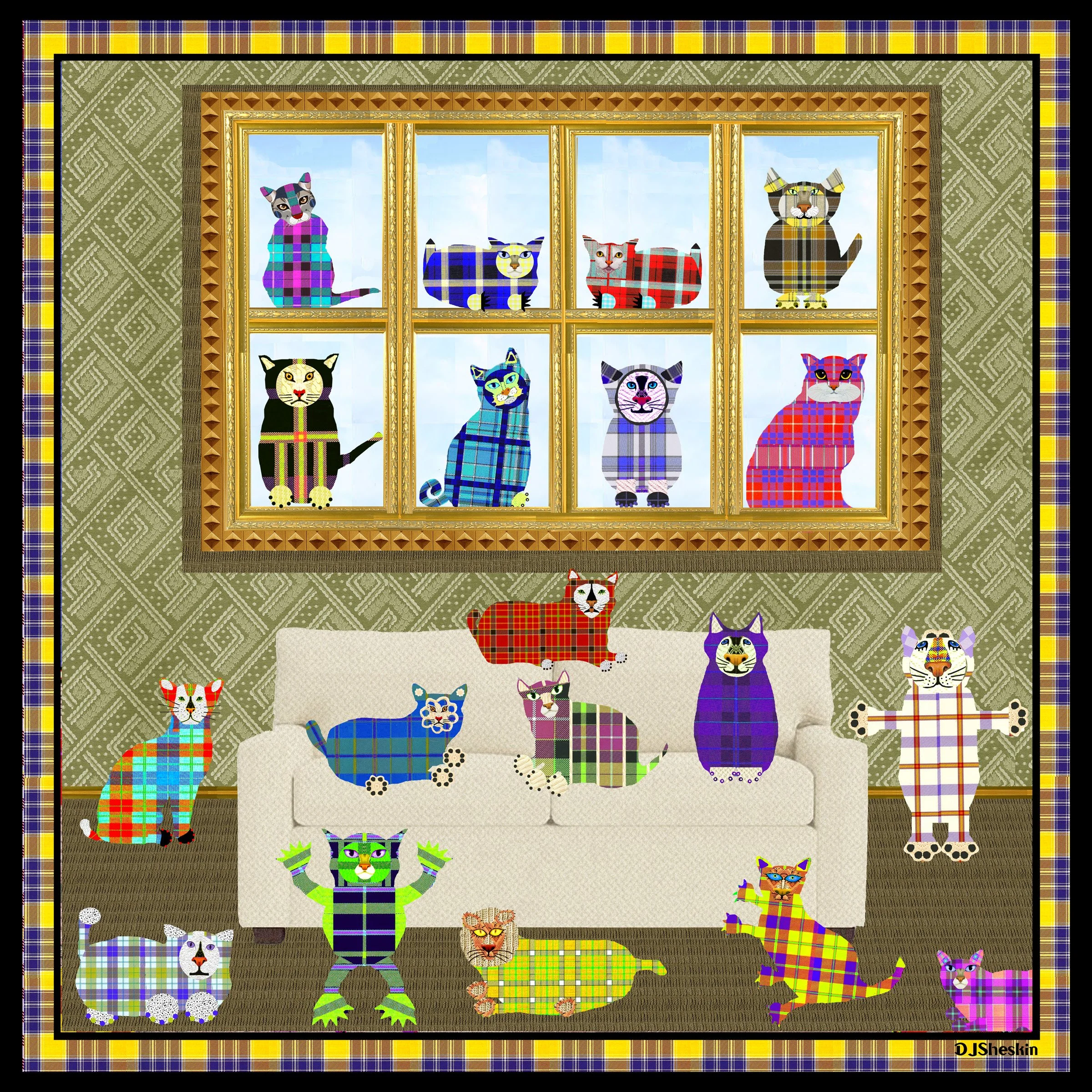 PLAID CATS ON SOFA 4.jpg