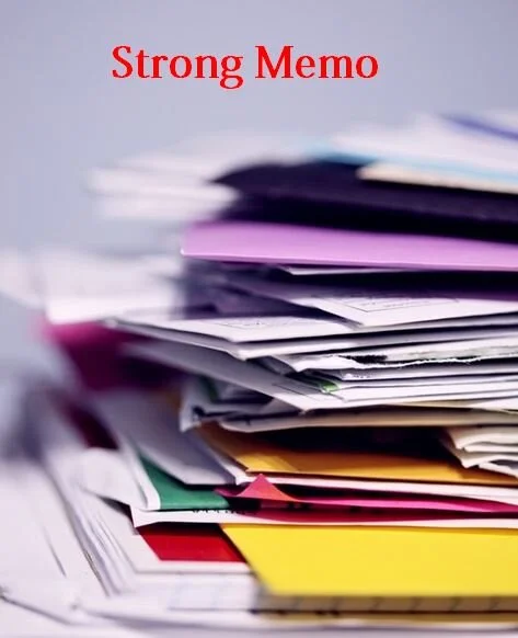 強烈的提醒 Strong Memo