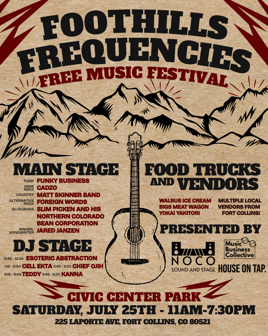 Foothills Frequencies Music Festival
