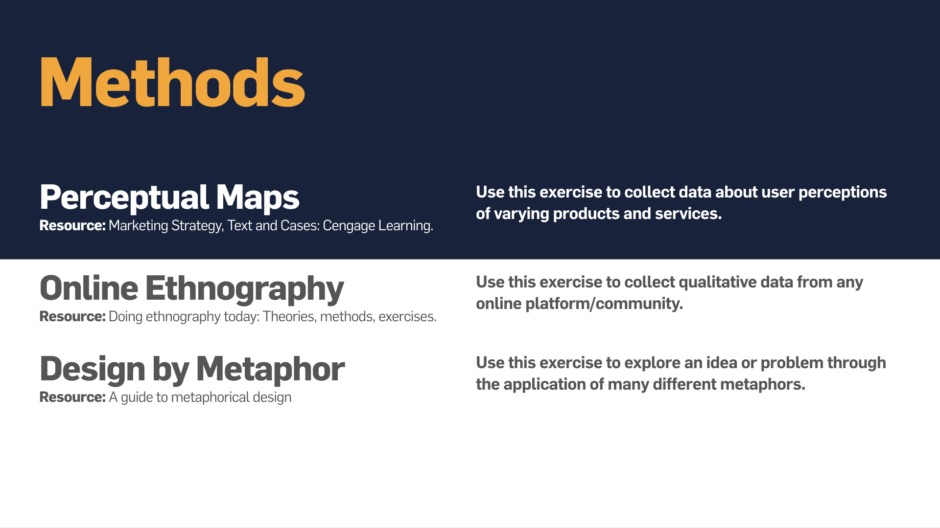 Reframe Methods