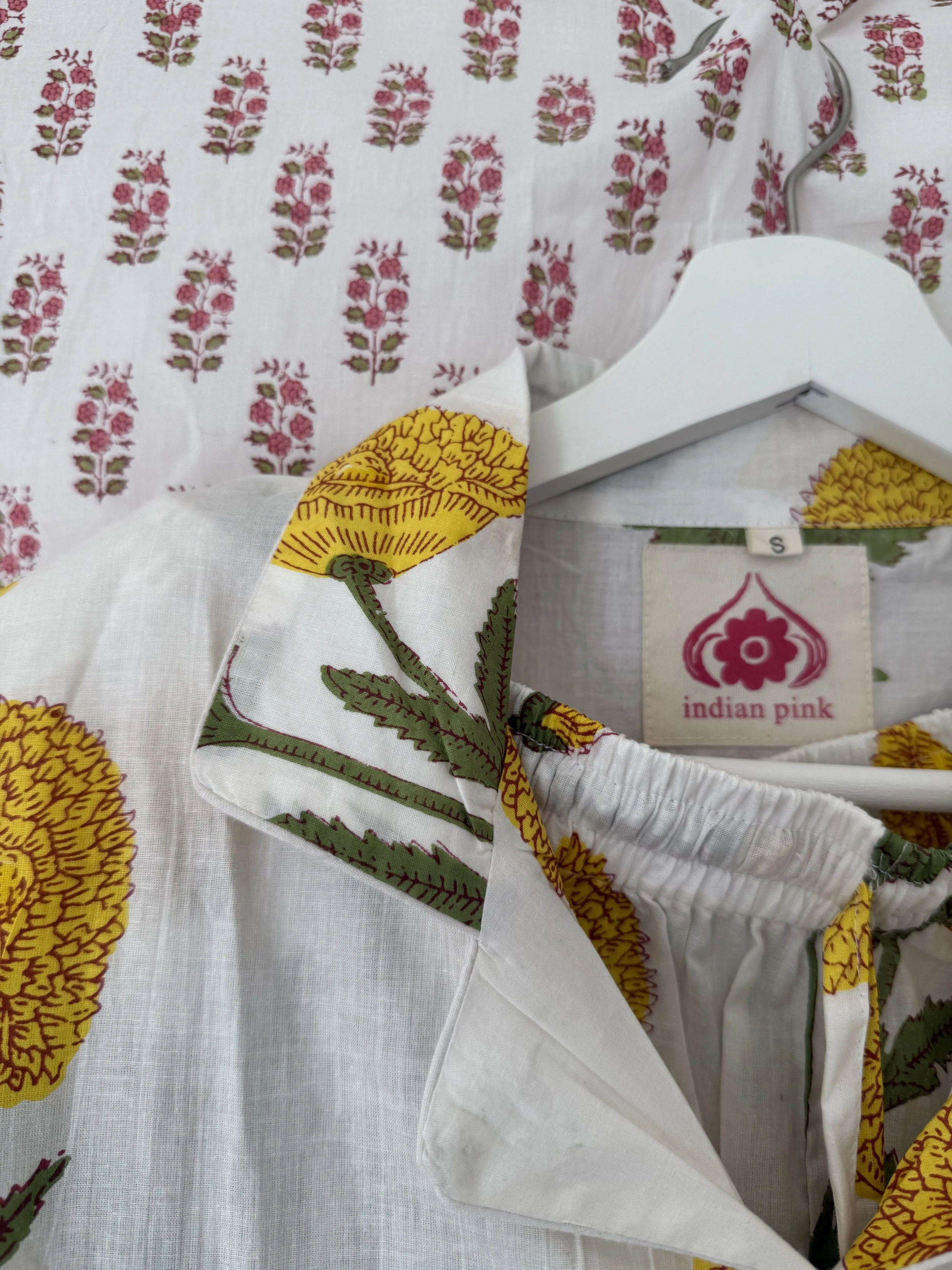 marigold poppy pajama set