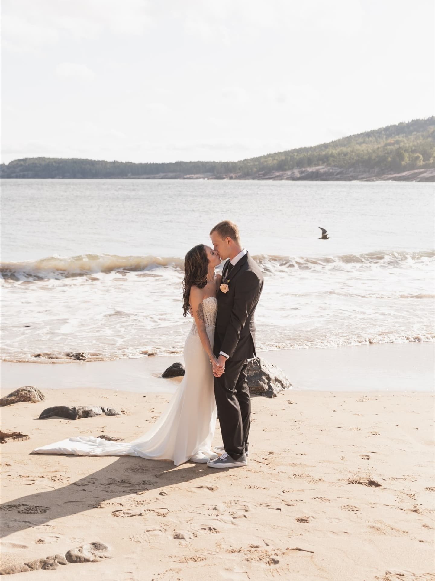 The variety of locations you can use for epic wedding photo backdrops in Acadia National Park is endless. Beaches, forest, cliffs, mountains, all there for the viewing!

#acadiawedding #acadianationalpark #acadiaelopement
