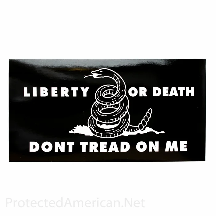 Protected American Liberty Or Death Dont Tread On Me Gadsden