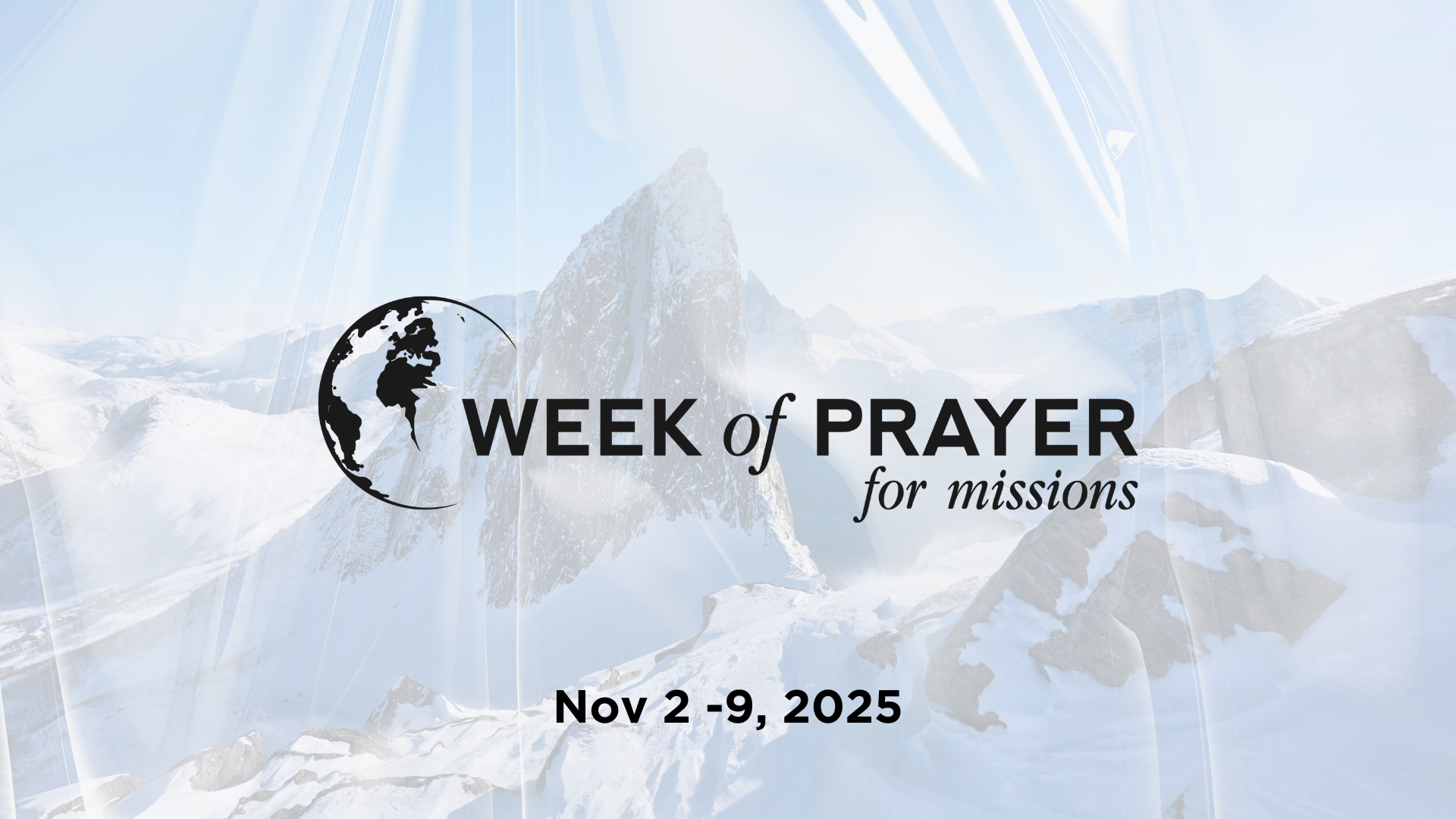 Week of Prayer for Missions