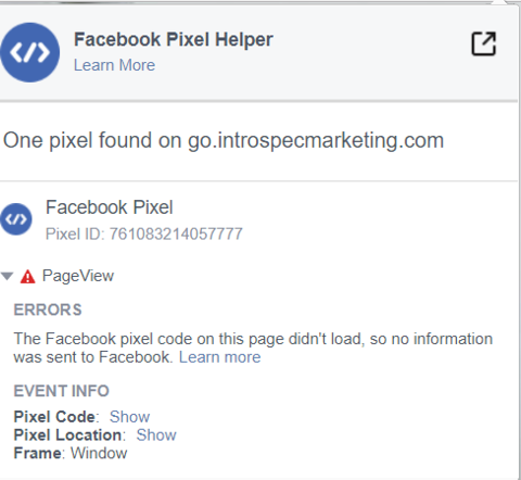Facebook pixel code on this page didn't load so no information was sent to Facebook.png