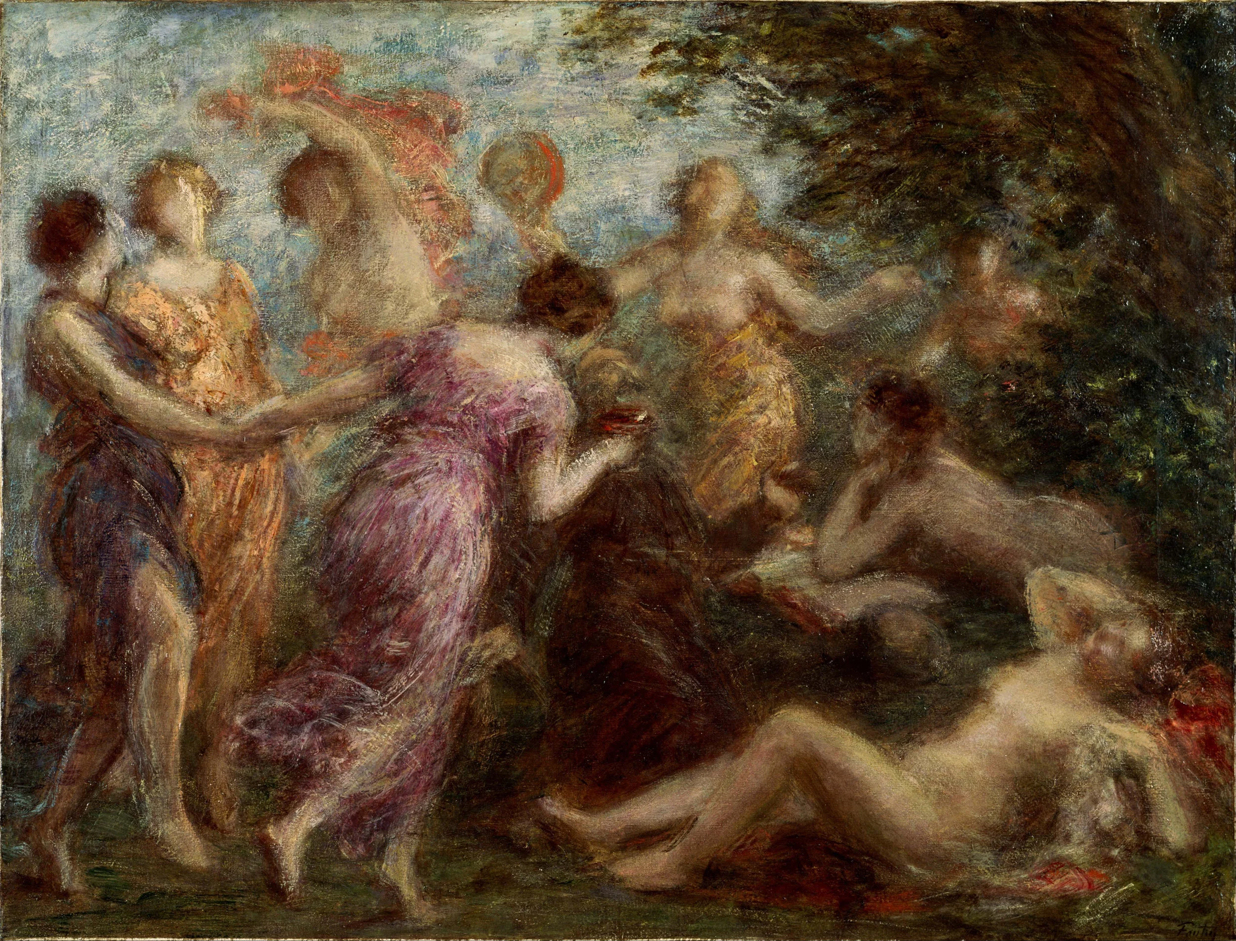 Henri Fantin-Latour (1836-1904), The Temptation of St. Anthony (c. 1875), oil on canvas, 63.5 x 83.5 cm. National Museum of Western Art, Tokyo. Wikimedia Commons. 