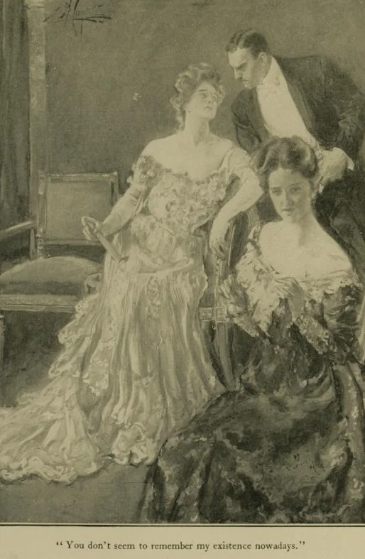Illustration of Lily Barton from The House of Mirth, by A.B. Wenzell, 1905. 