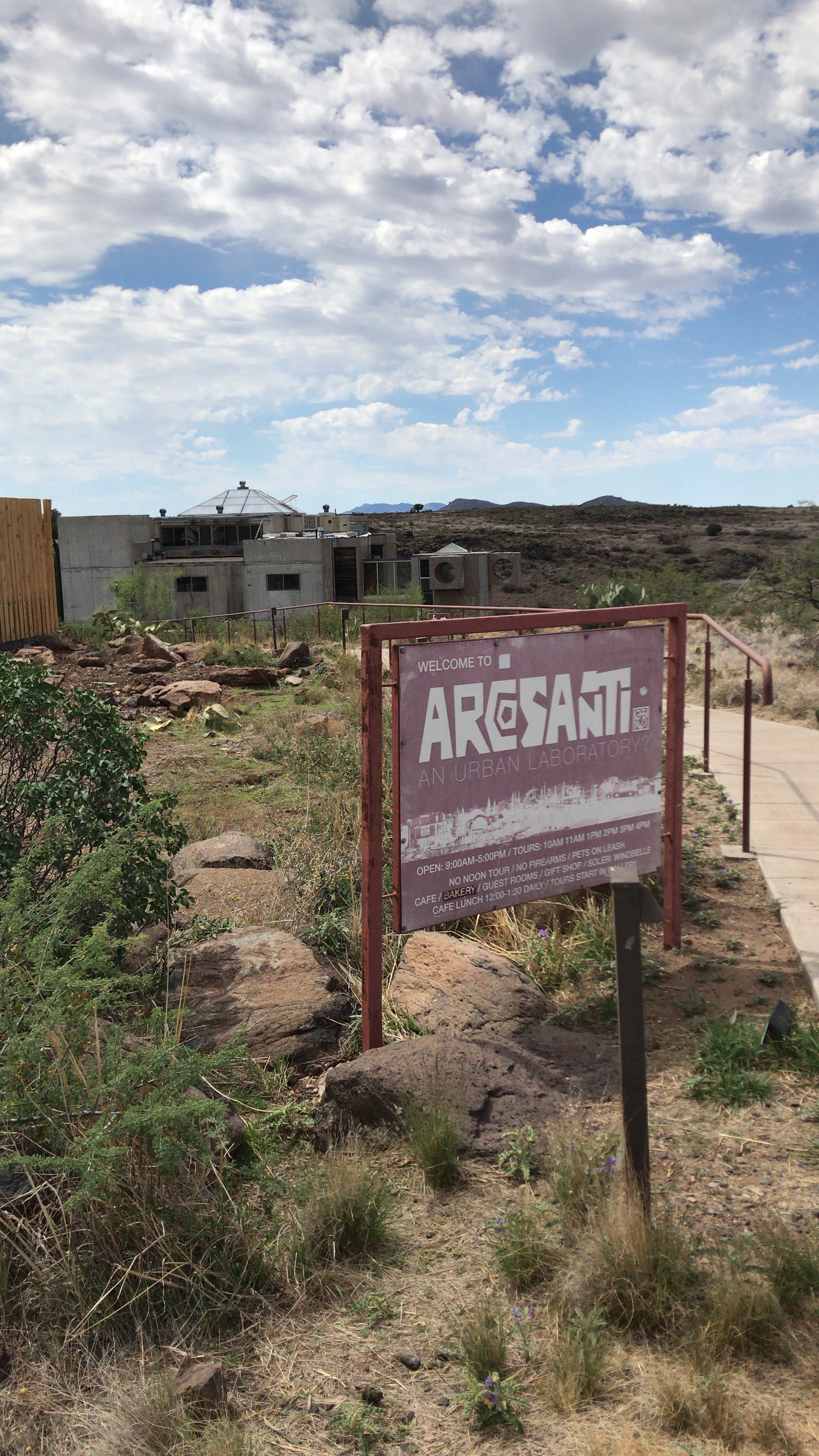 Arcosanti. An Urban Labratory. July, 2018. 