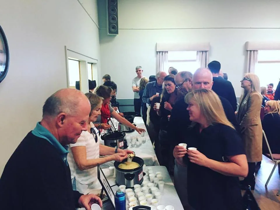 Killarney-Glengarry residents and politicians came together over soup tasting to discuss various topics affecting the community for the annual Great Soup Debate of Ward 8.