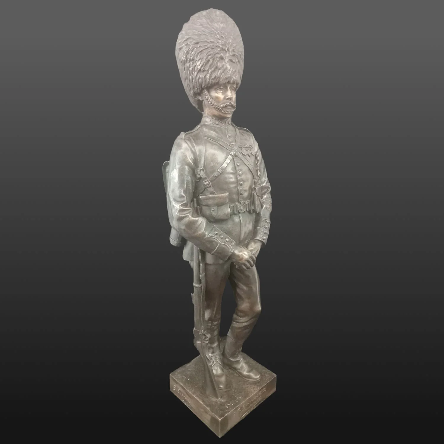 Bronze Figure of Grenadier