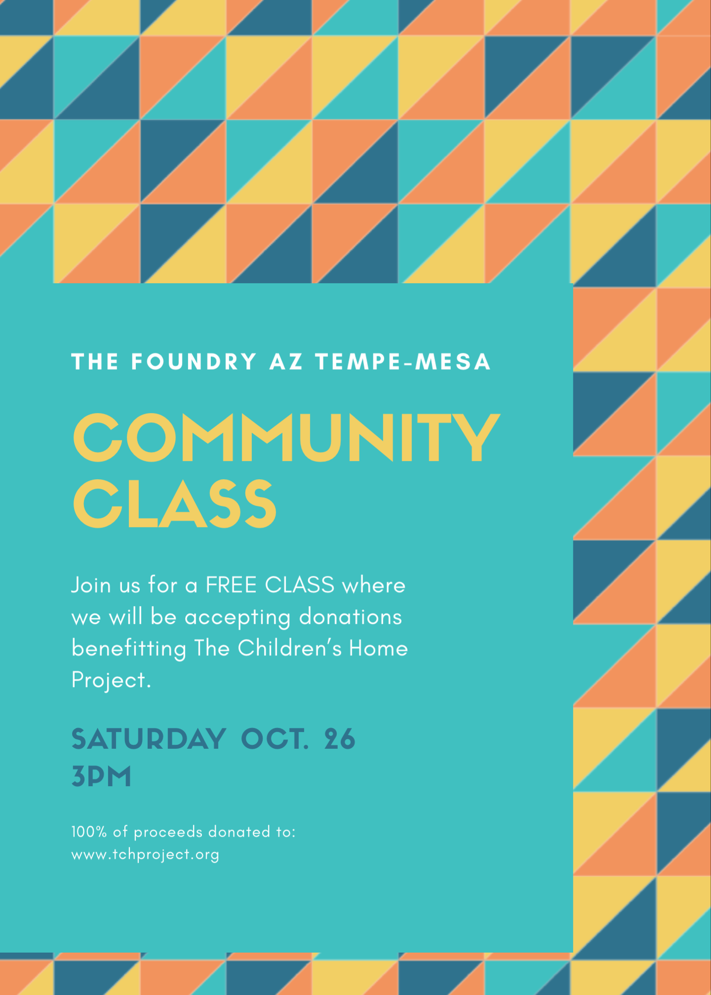 FREE Community Class at Tempe-Mesa