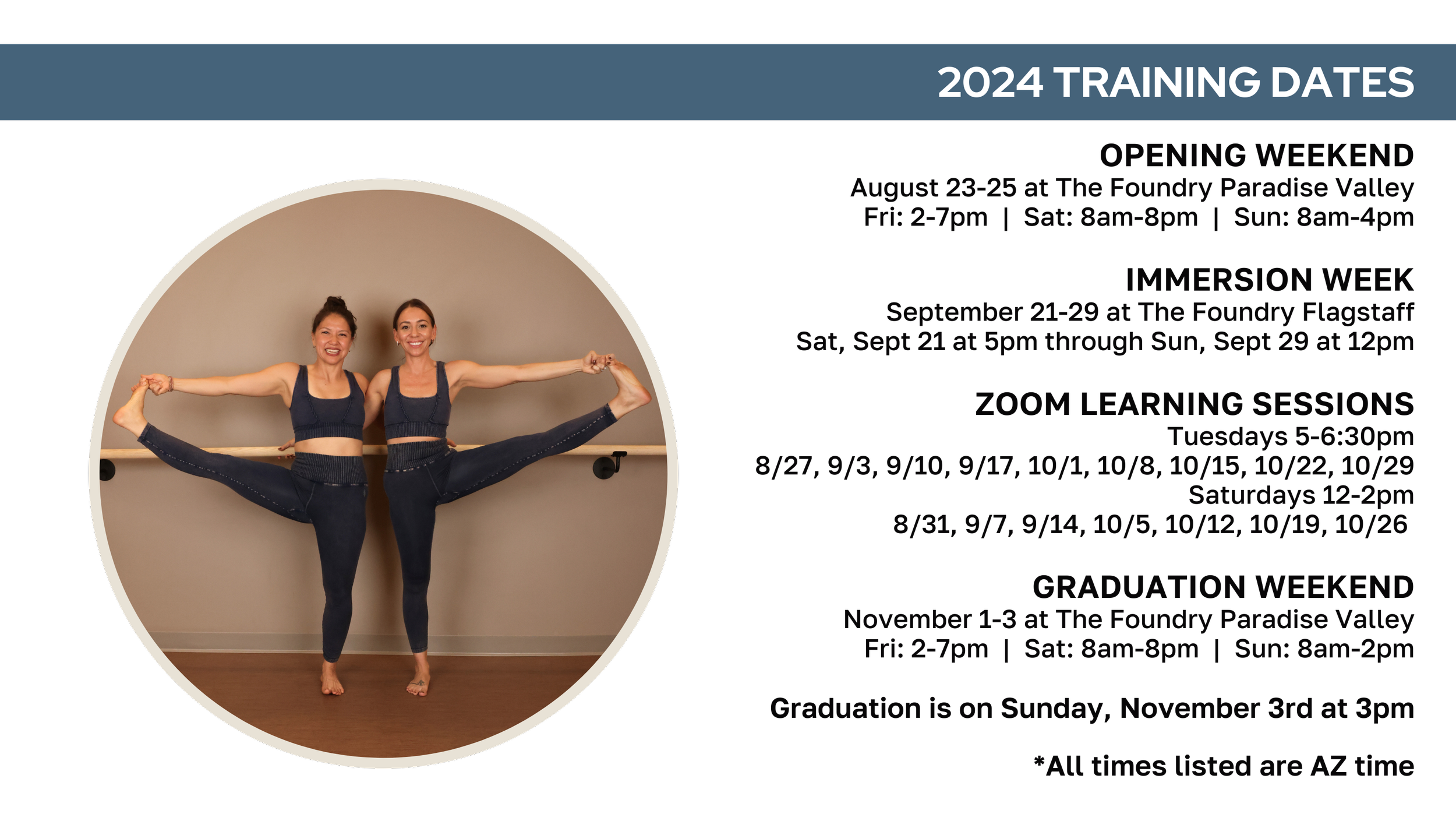 2024 Hot Flow Yoga Teacher Training — The Foundry